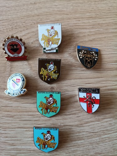 Scooter rally badges - scooter,