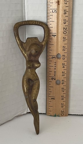 Vintage bottle opener brass - bottle,