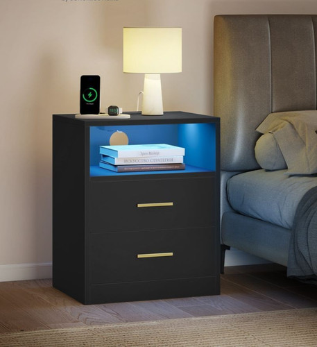 Set bedside tables with - of,