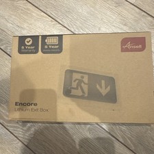Ansell Encore Lithium Exit Box Emergency Bulkhead Sign  AENC/1/W