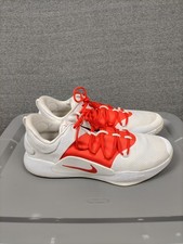 Nike Hyperdunk X Shoes Mens 17.5 White Red Zoom Basketball Sneakers AT3867-113