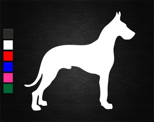 Great dane dog - great, silhouette