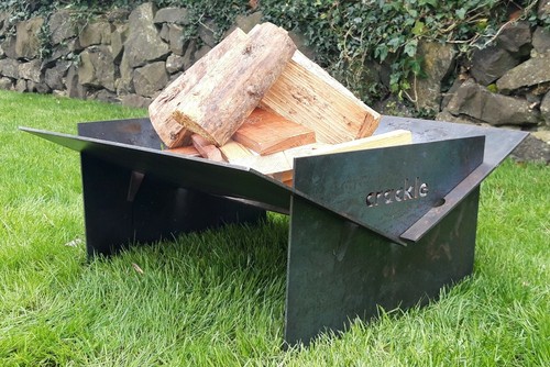 Square fire pit folding - square,
