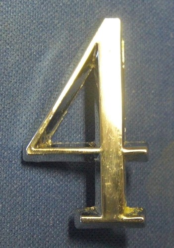 Jaguar daimler boot badge - jaguar, '4'