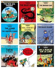 TINTIN POSTER - MANY DESIGNS -