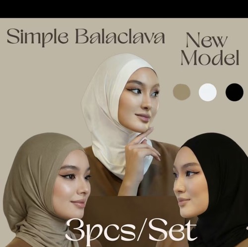 3pcs set multicolour muslim - 3pcs,