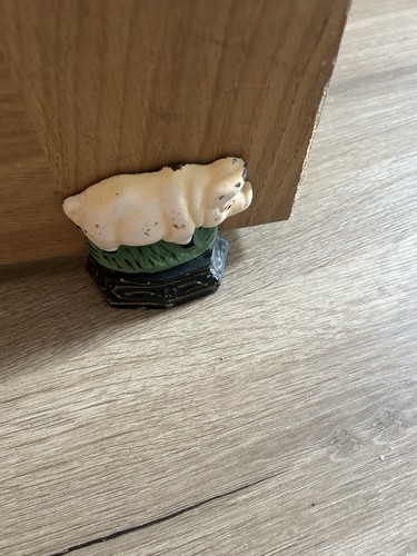 Vintage cast iron pig - vintage,