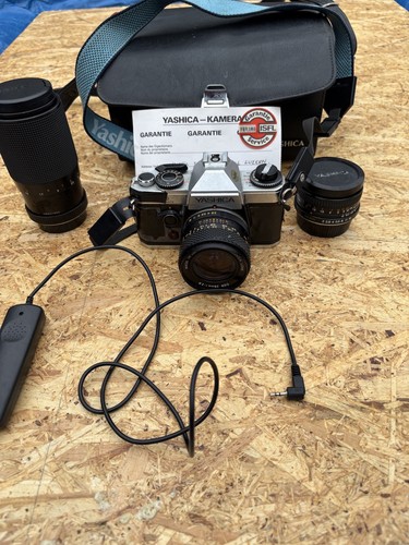 Yashica 35mm slr with - fx-d,