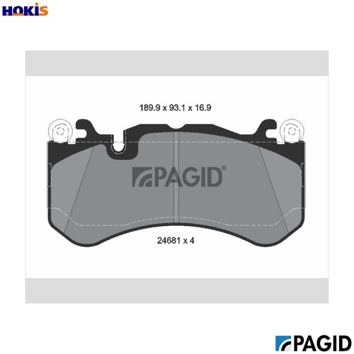 Brake pad set disc - pad,