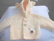 Hand Knitted Cream Chunky
