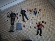 Horror Figure Bundle Chucky, Freddy, Jason And Myers
