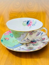 Wedgwood Butterfly Bloom Teacup & Saucer – Fine Bone China – Floral & Butterfly 