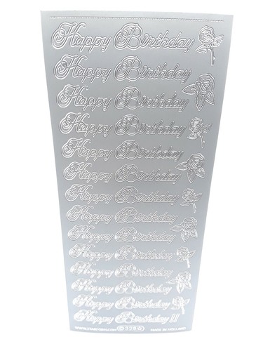Peel off stickers - , 'happy