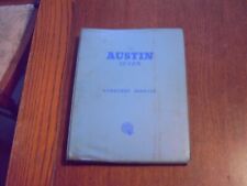 Austin Seven Mini workshop