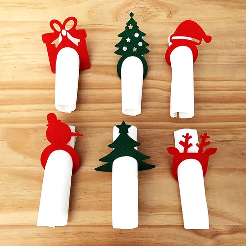 12pcs christmas serviette - christmas,