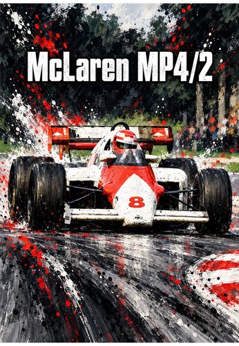 Mclaren mp4 poster - poster, 8