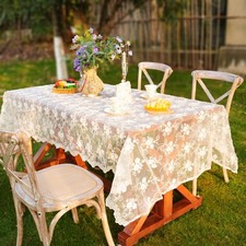 Organza French Lace Tablecloth