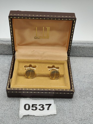 Dunhill gold brown - brown, circular