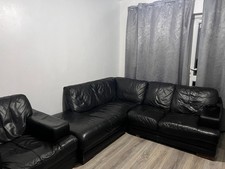 Leather sofa set 1 - sofa, 2