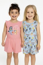 Bluey Character Playsuit x 2