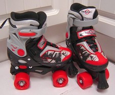 Senhai Quad Roller Skates Kids Size Adjustable UK 1-2-3 EU 33-34-36 Childrens
