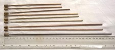 9 x Vintage Clock Chiming Rods