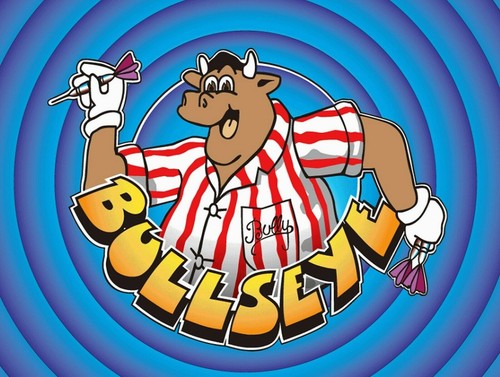 Bullseye 80s gameshow - tv, iron
