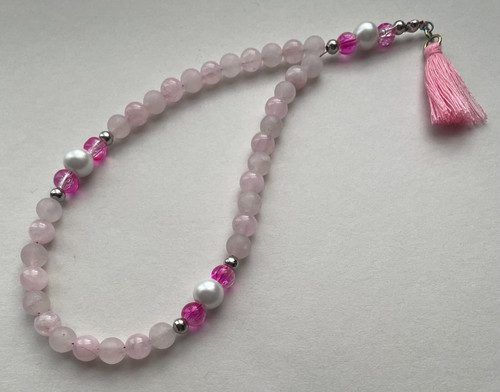 Semi precious rose quartz - semi-precious,
