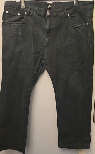 Mens black denim - black, dude