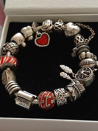 Genuine pandora bracelet with - bracelet,