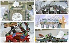 Aquarium ornaments bridge