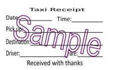 BUSINESS CARDS / RECEIPT TAXI