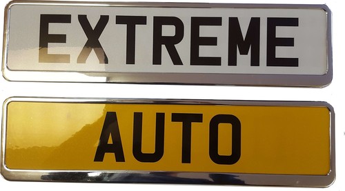 Universal chrome look number - look,