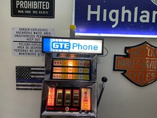 GTE PHONE SIGN ( VINTAGE)