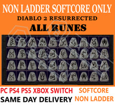 ✅ PC PS4 PS5 XBOX SWITCH ✅ NON-LADDER ALL RUNES D2R DIABLO 2 RESURRECTED ITEMS