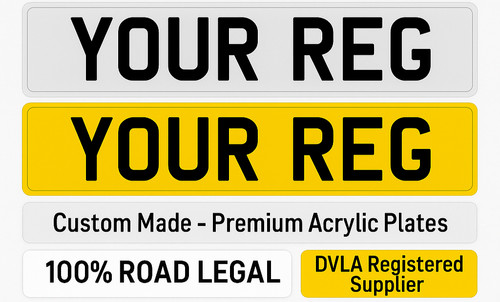 Number plates premium - number, 2d