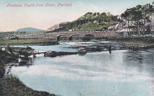 Pwllheli pemaen castle 1906 - pwllheli., castle.