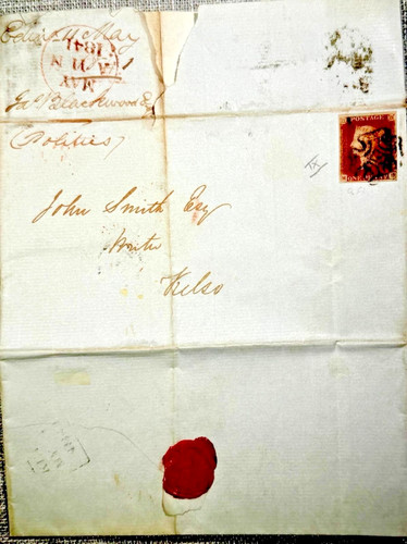 1841 penny red sg8 - penny, black