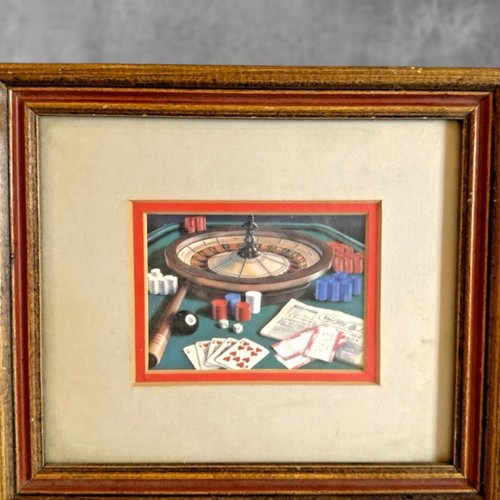 Vintage poker table - table, roulette