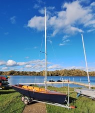 Enterprise sailing dinghy for