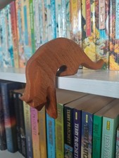 Hand Carved Wooden Cat Shelf