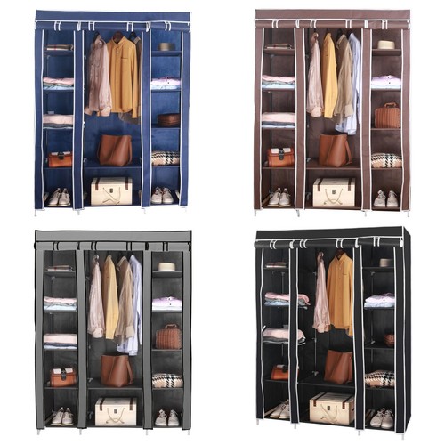 Canvas wardrobe organizers - wardrobe,