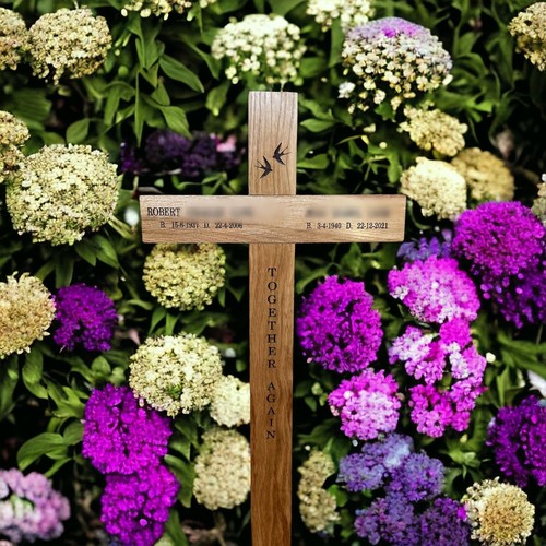 Wooden memorial cross free - memorial,