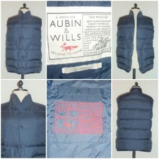 AUBIN & WILLS DUCK DOWN PADDED GILET/WAISTCOAT - MEDIUM - NEW WITHOUT TAGS