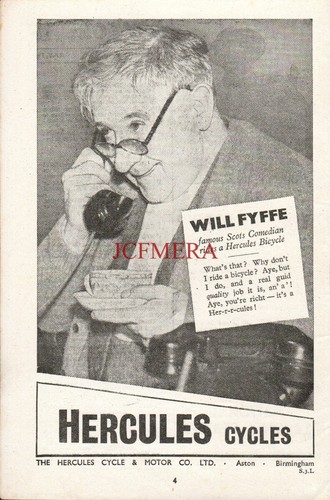 Hercules cycles will - will, fyffe