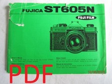 Instructions Camera SLR FUJICA