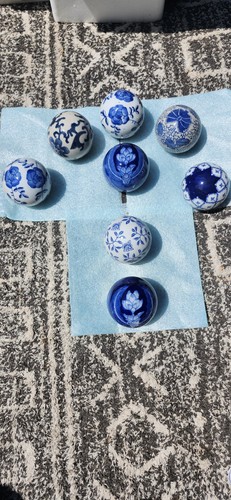 Vintage delft blue white - &,