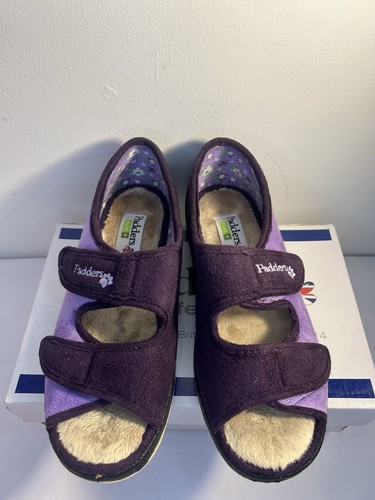 Padders lydia purple slippers - padders,