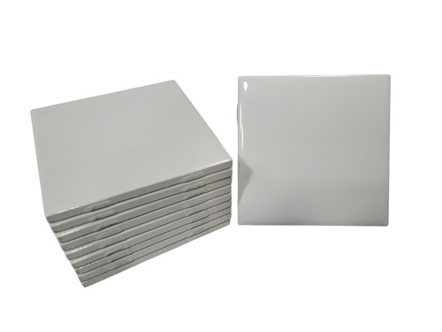 Vintage white ceramic - vintage, tile