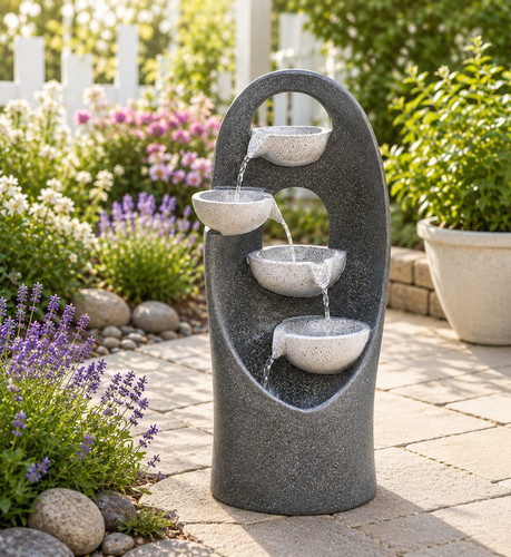 Solar water feature fountain - feature,